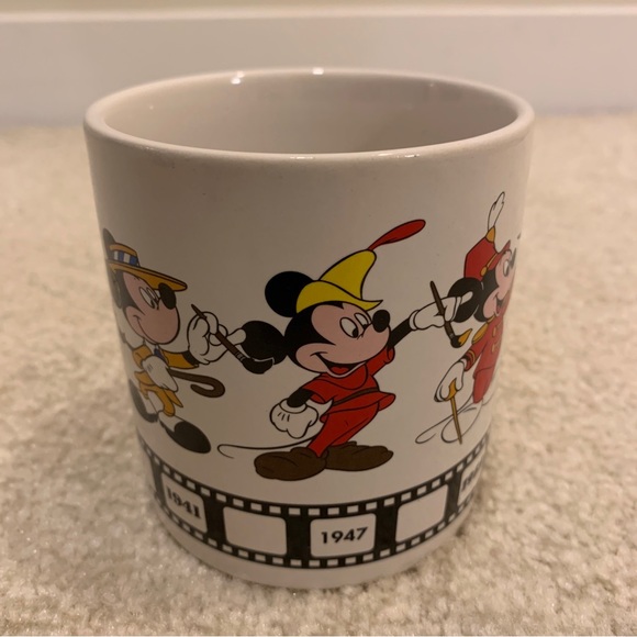 Disney Mickey Mouse Thru The Years Ceramic Coffee Tea Mug Cup Drinkware Applause - Picture 12 of 12
